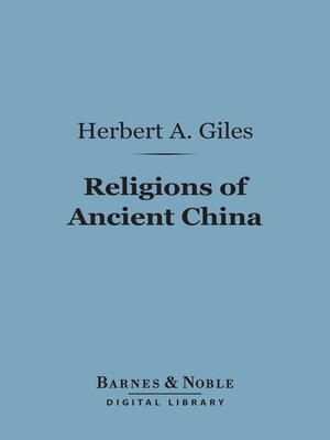 cover image of Religions of Ancient China (Barnes & Noble Digital Library)